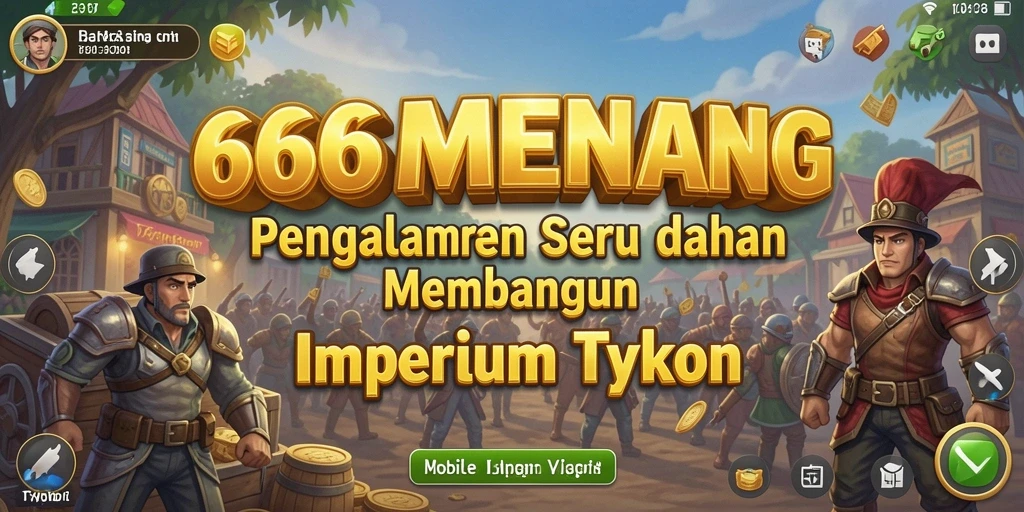 Gameplay seru <strong>666MENANG</strong> yang menghadirkan tantangan manajemen bisnis.