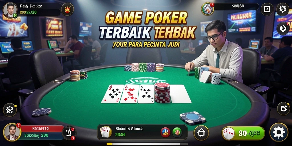 Tampilan gameplay menarik di 8G8G, menyajikan keseruan poker.