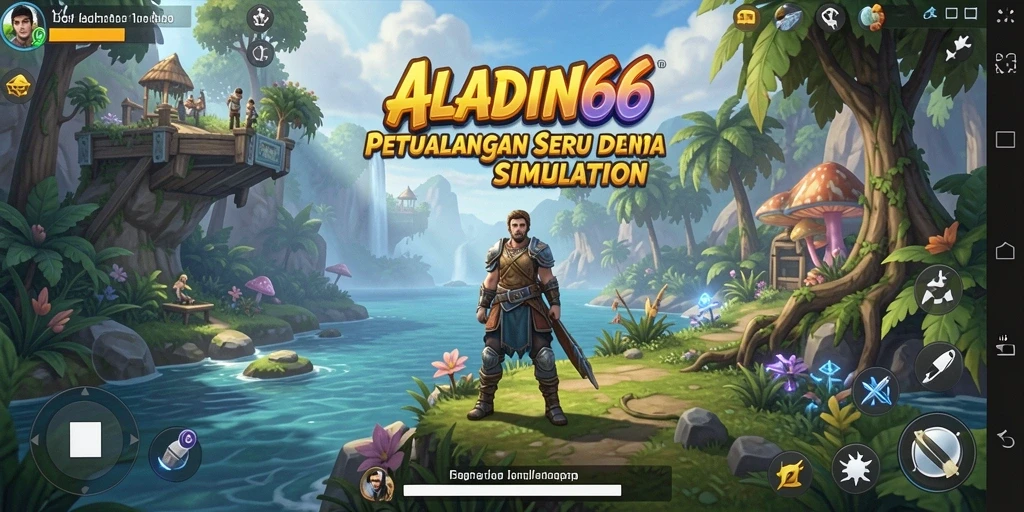 Screenshot permainan ALADIN66 yang menunjukkan petualangan seru dalam dunia Simulation.