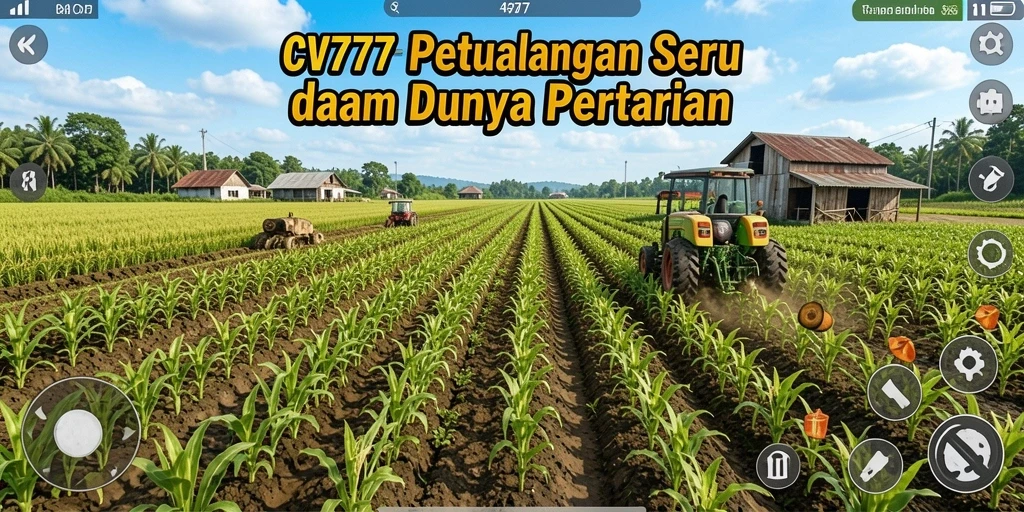 Tangkapan layar CV777 menunjukkan keseruan gameplay dalam pertanian.