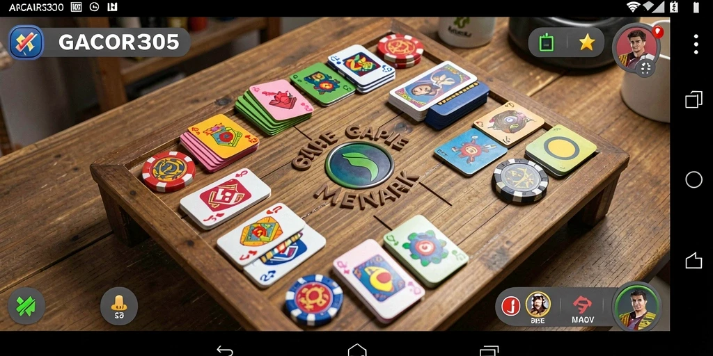Screenshot GACOR305 menampilkan gameplay Gaple yang seru dan interaktif.
