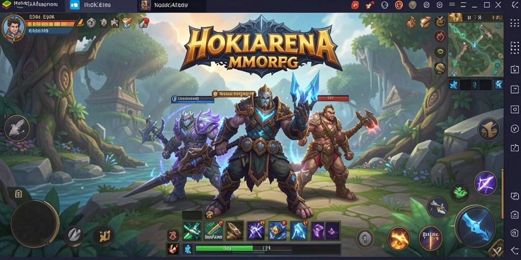 Screenshot gameplay HOKIARENA menampilkan petualangan yang mendebarkan.