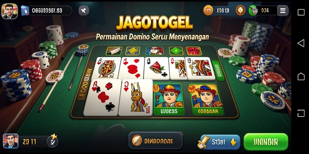 Tampilan gameplay seru dan menegangkan di JAGOTOGEL.