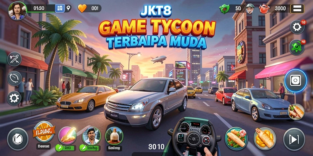 Tampilan gameplay JKT8 yang menawan dan menarik.