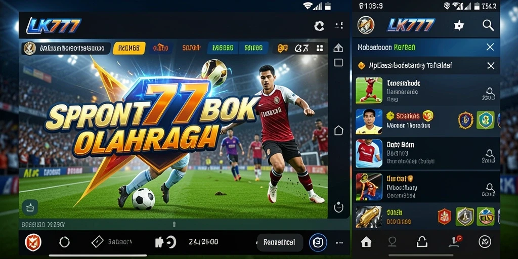 Tampilan menarik dari gameplay Sportsbook LK777, penuh aksi dan taruhan.