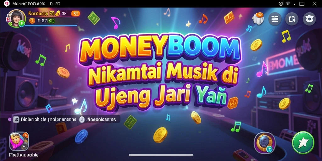 Screenshot gameplay MONEYBOOM yang mengasyikkan dan interaktif.