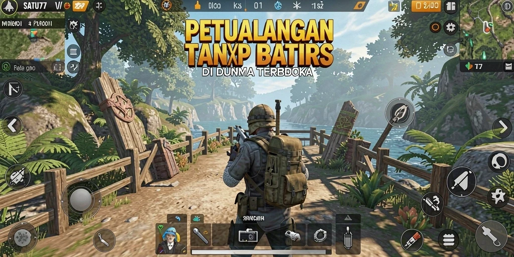 Screenshot dari gameplay Open World yang menakjubkan di SATU77.